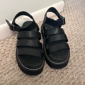 Sincerely Jules Strappy Lug Sandals
